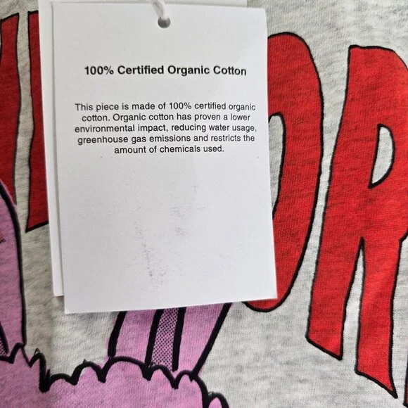 GANNI Melange Light Jersey T-Shirt SIZE S - Picture 7 of 8